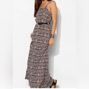 Urban Outfitters Staring at Stars Strappy Back Tribal Print Maxi Dress M